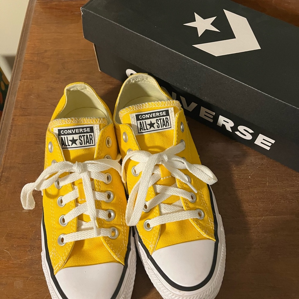 Converse All Star Yellow Low-Top Sneakers